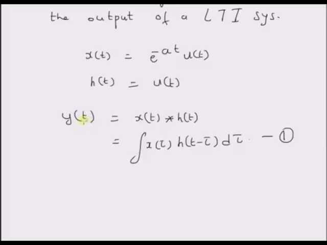 Example: Convolution Integral