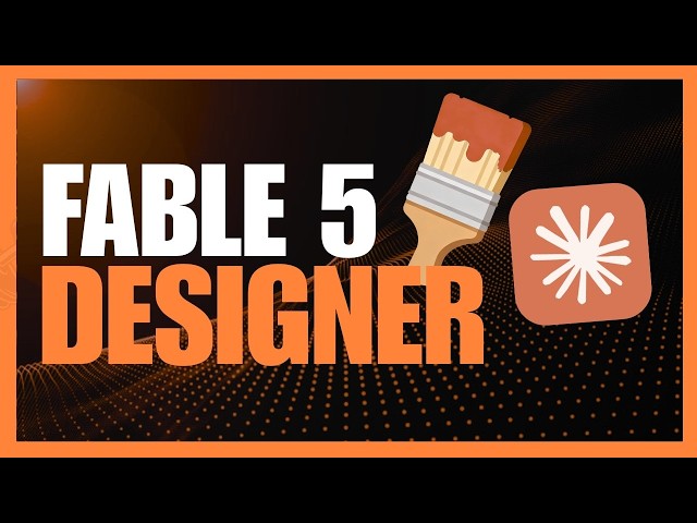 Fable 5 Designer! Greatest AI Design System I've Ever Used...