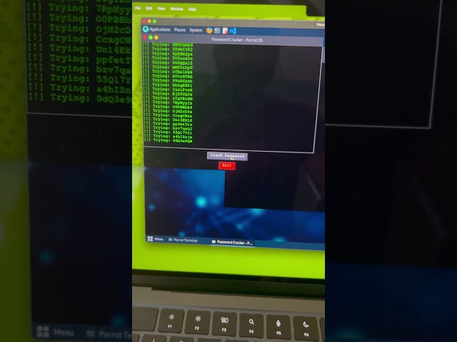 💀 CyberCrack: Parrot OS Password Cracker #ethicalhacking #cybersecurity #parrotos #kalilinux  #ctf
