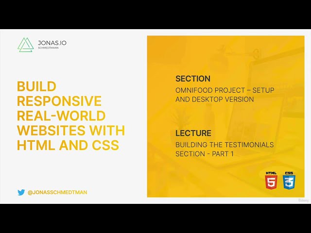 119 Building the Testimonials Section   Part 1of html#html #css #htmlcssjavascript #codingcontroller