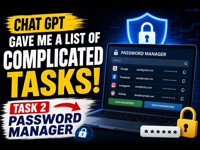 Building a password manager with login system