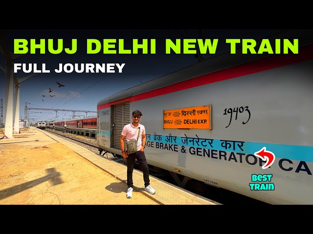 Bhuj To Delhi In Indian Railways 2nd Ac Coach | Bhuj Delhi Express Train 19403 | Full Journey | New