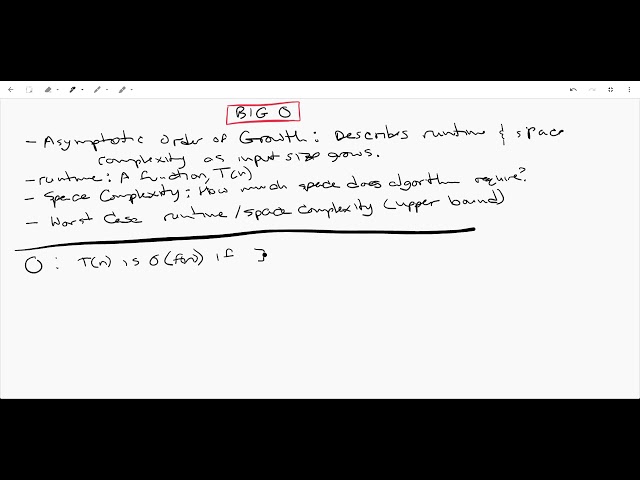 Big O Definition