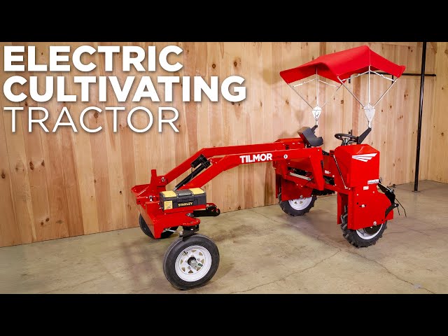 The Future of Farming: Meet the Tilmor Super E Electric Cultivating Tractor