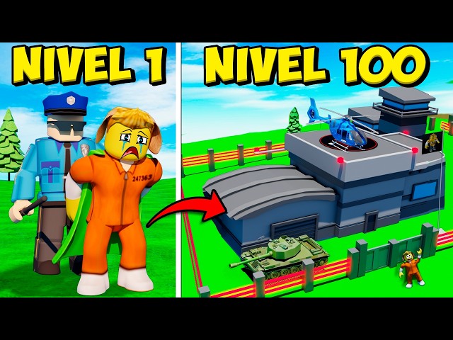 FROM NOOB BASE to EPIC SECRET PRO BASE in ROBLOX! 👮😱 Mikecrack Roblox #53