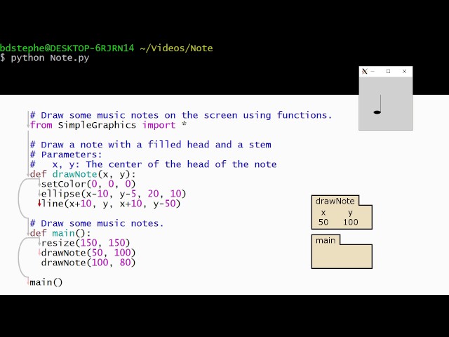 Python 3 Programming Tutorial: Note.py