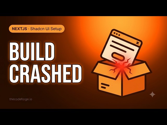 Next.js Shadcn UI Setup: A Dialog in Server Component crashed the build