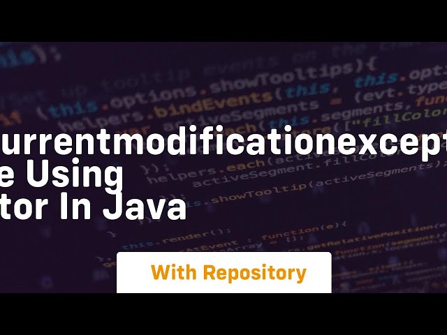concurrentmodificationexception while using iterator in java