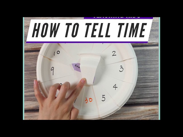 Teaching Kids How to Tell Time With This Interactive DIY Clock
