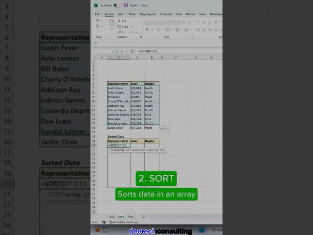 data analysis function
