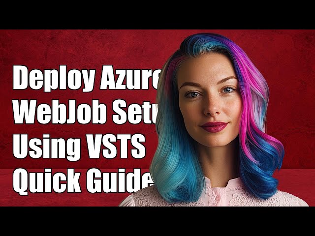 Deploy Azure WebJob using VSTS