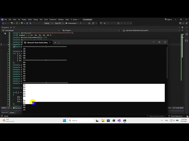 array c#