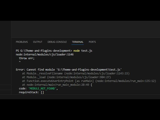 Error: Cannot find module || nodejs error solved
