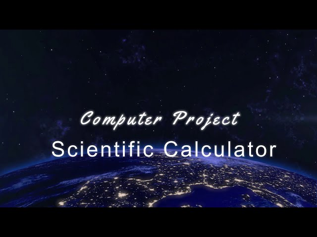 Scientific Calculator  | Python | CBSE Class 11 | Computer Science |