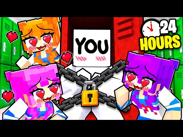 YOU are TRAPPED in ONLY GIRL SCHOOL in Minecraft