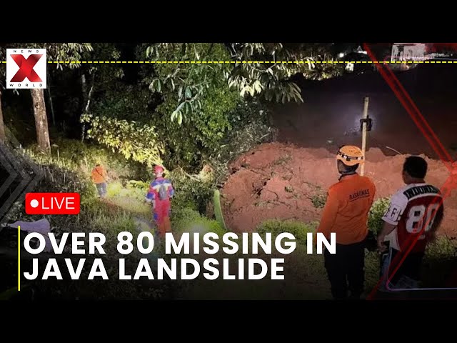 Indonesia Landslide LIVE : Indonesia Landslide Kills Eight, Over 80 Missing in Java | NewsX World