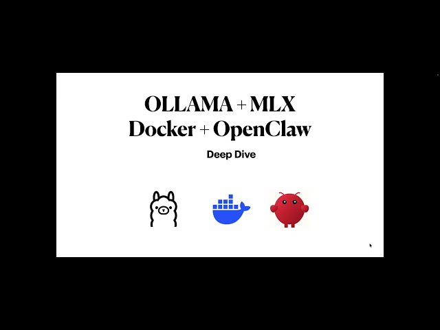 Ollama with OpenClaw and Docker Deep Dive