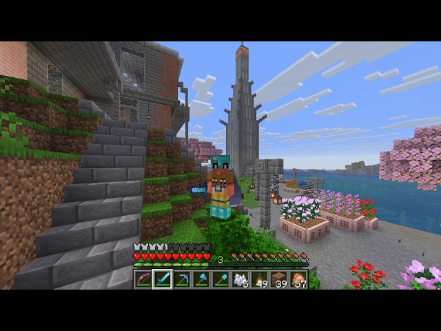 Live Minecraft: Building & Survival | VOD Worldlings SMP | ep 106