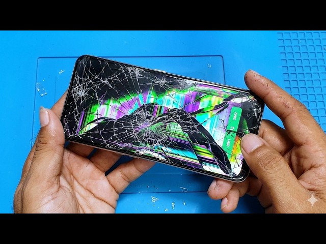 how to repair display of android mobile​ Oppo Reno 2F Broken screen