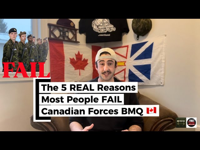 ⚔️🇨🇦 5 REAL Reasons People FAIL Canadian Forces BMQ (Most Recruits Aren’t Ready) 🇨🇦⚔️