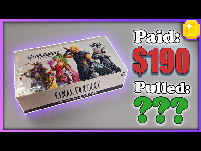 Let's Pull At Least $190! | MTG: Final Fantasy Play Booster Box Opening.#finalfantasy
