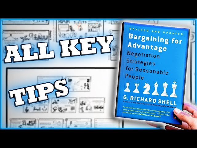 Animated Book Summary | Bargaining for Advantage by G. Richard Shell