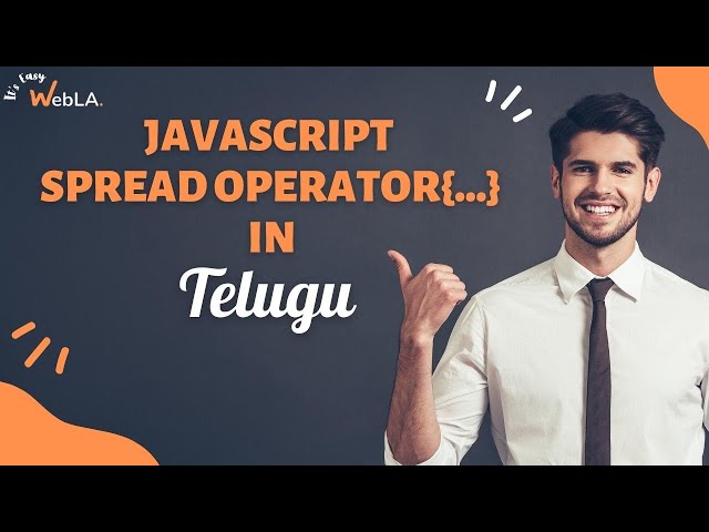 JavaScript Spread Operator Explained In Telugu