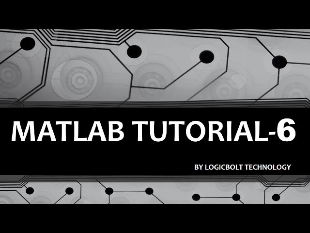 MATLAB tutorial 6-  3d line plot