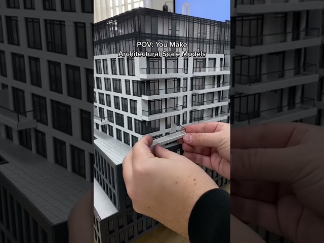 POV: You Make Architectural Scale Models✨ #architecture