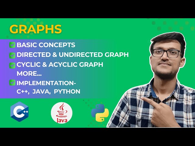Graphs Introduction | Implementation | C++ | Java | Python | Data structures and Algorithms