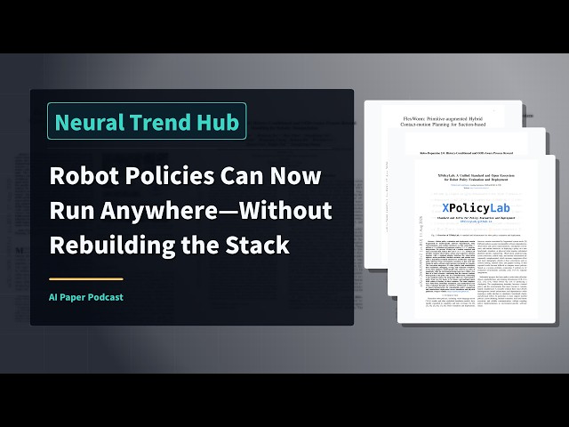 Robot Policies Can Now Run Anywhere—Without Rebuilding the Stack