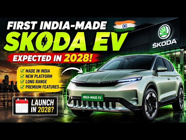 🚨 NEW Skoda EV 2028! Made in India 😱 5-Seater & 7-Seater — What to Expect? #skoda