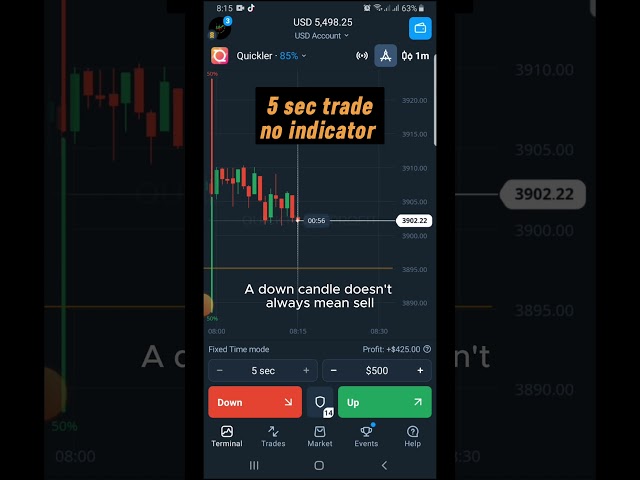 Olymp Trade 5 second strategy No Indicator  #binarytradingtricks #binaryoptionstradingforbeginners
