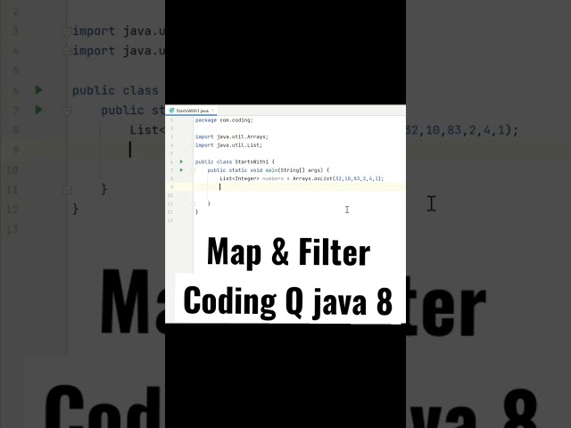 Map and filter in java 8 || interview question #shorts #java #youtubeshorts #interview