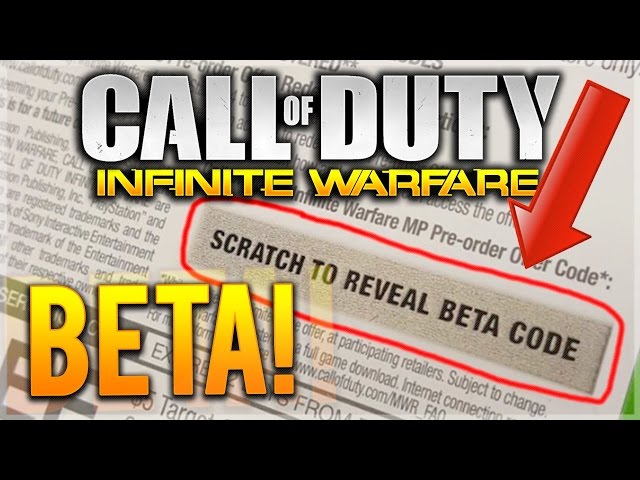 "BETA CODE" ILLIMITÉE GRATUIT !!! (AVOIR DES CODE - BETA INFINITE WARFARE) TUTORIAL