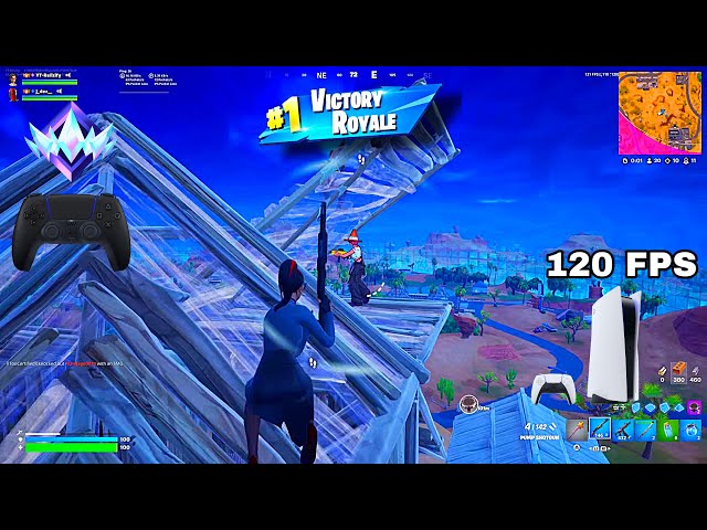 Fortnite Unreal Ranked Reload on PS5 | Controller Gameplay | 120 FPS