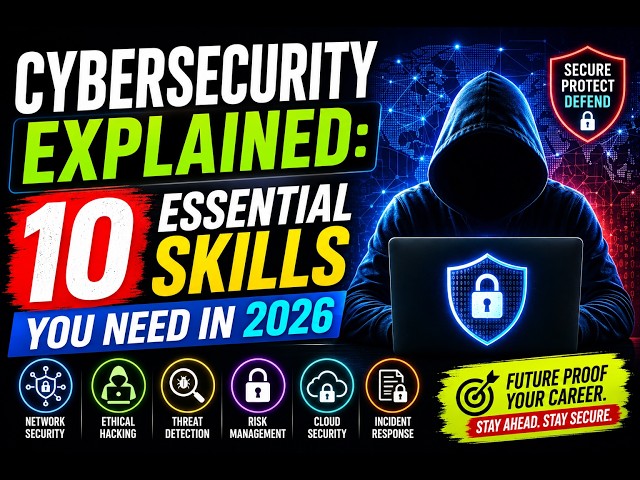 Cybersecurity Explained: 10 Essential Skills You Need in 2026