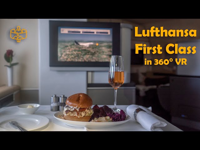 Lufthansa First Class in 360° VR