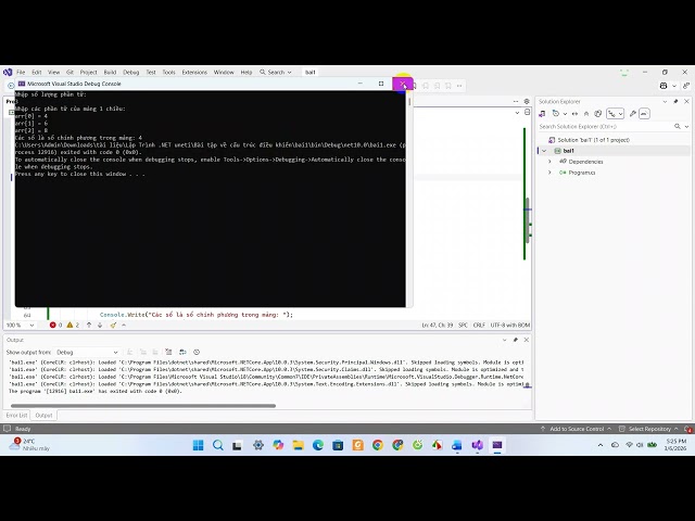 Lab 02 Bài tập về mảng và struct C#