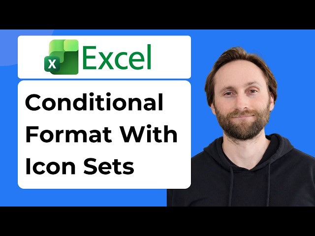 How to Conditional Format with Icon Sets in Excel [2026 Guide]