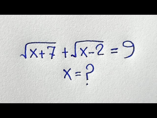 Germany | Can you solve this? | A Nice Radical math olympiad question |