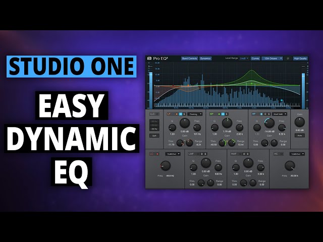 How to Use Dynamic EQ in Studio One 6