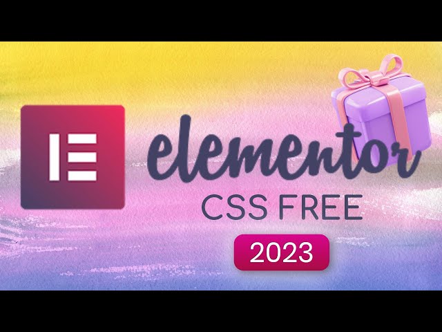Elementor FREE - Custom CSS for FREE