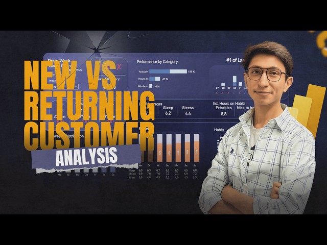New vs. Returning Customer Analysis in Power BI using DAX Measures 🏦