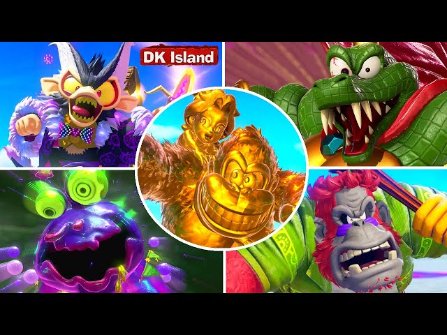 DK Bananza + DLC - All Bosses (No Damage)