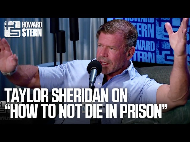 Taylor Sheridan on His New Book “How to Not Die in Prison”