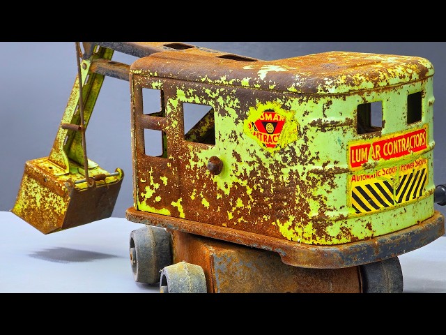 Can a 75-Year-Old Marx Power Shovel Run Again? [Full Restoration]