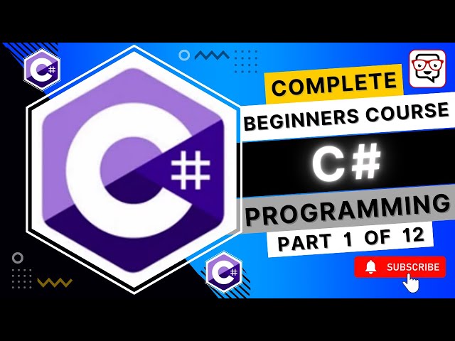 🔴 C# Programming for Beginners • C# Course • C# Tutorials • Learn Coding • Learn C# Basics • (Pt. 1)