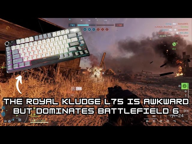 A Unique Layout That Demands Adaptation. Royal Kludge L75. Full Review & Gameplay.
