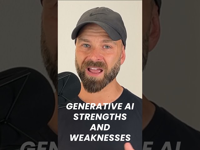 Generative AI Strengths and Weaknesses
